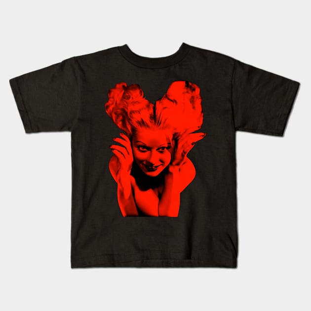 Lucille Ball Kids T-Shirt by CoolMomBiz